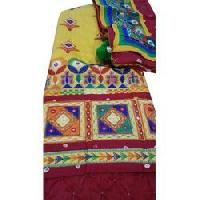 cotton bandhej dress