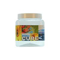 Cube jar plastic cap 750ml