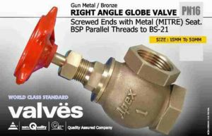 Right Angle Globe Valve