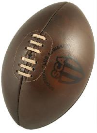 Natural Leather Football