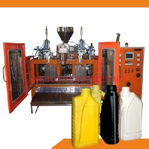 Double Station Lubricants Container Plastic Blow Molding Machine