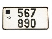 high security registration plate