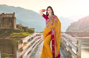 Smhn 1721 Bridal Wedding Saree