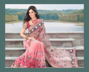 Smhn 1725 Bridal Wedding Saree