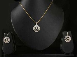 Diamond Pendant Set 005