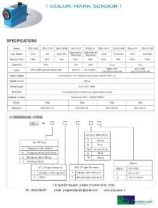 Color Mark Sensors