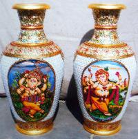 Marble Vase Pair