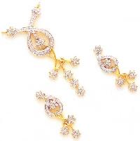 Diamond Pendant Set