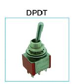 DPDT miniature toggle switches