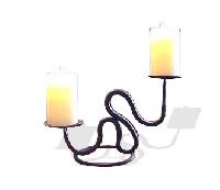 Iron Candle Holder