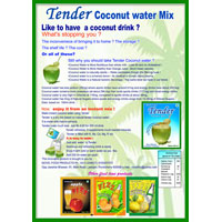 Instant Tender Coconut Water Mix