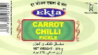 Ekta Carrot Green Chilli Pickle