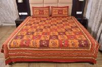 sanganeri print bed sheets