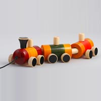 Pom Pom Rail Handcrafted Toys