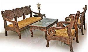 Wooden Sofa Set