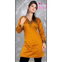 Jacquard Cotton Kurti