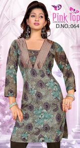 Printed Cotton Kurti (064)