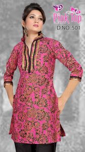 Printed Cotton Kurti (501)