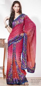 Jacquard Net Saree