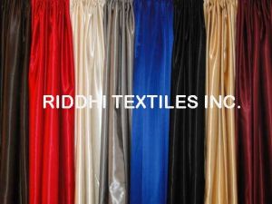 Polyester Satin Curtain Fabric