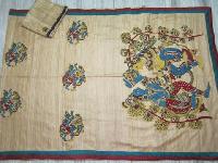 Kalamkari Patch Work Saree