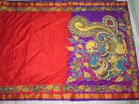 Kalamkari Patch Work Saree