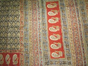 Kalamkari Printed Silk Saree