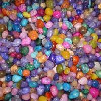 colored pebbles