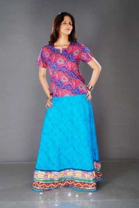 Designer Kurti & Skirt 003