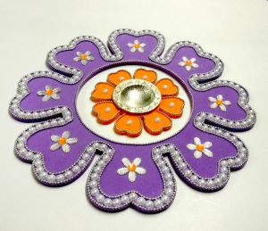 Foam Decorated Rangoli