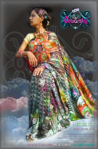 Digital Print Designer Saree