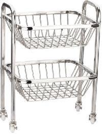 steel kitchen trolley