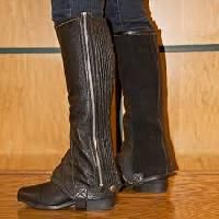 leather half chaps