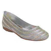 Ladies Stone Work Belly Shoes