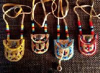 beaded pouches