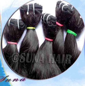 machine weft virgin remy human hair