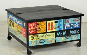 Painted Coffee Tables & Entertainment Centers