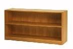 wooden low bookcase