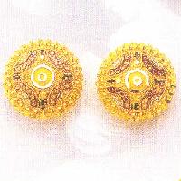 Gold Earrings Ge - 003