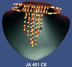 Wooden Necklace - Ja 401-ce