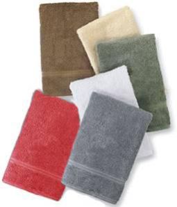 Solid Colored Terry Glove, Soap Towel