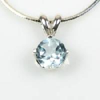 silver gemstone pendants