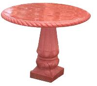 Red Sandstone Table - 012