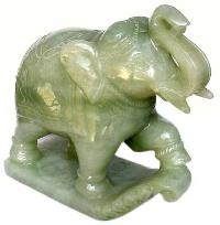 Jade Elephant Statue