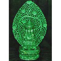 Jade Ganesha Statue