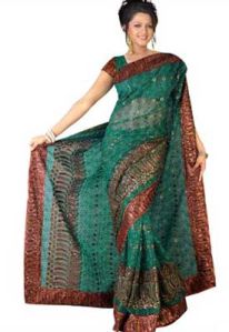 Embroidered Saree - Deepika