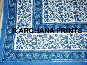 Block Printed Bed Cover