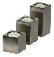 stainless steel t light candle holders