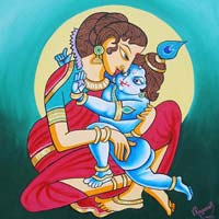 Infinitive love - Krishna and Yashodha