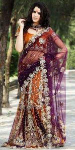 Kalidar Lehenga Saree